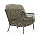 Vrtna fotelja IVISSA zelena s jastucima