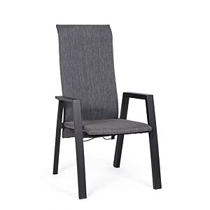 BIZZOTTO Relax stol ETHAN antracit JX55