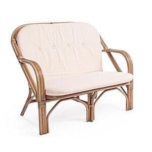 Vrtni dvosjed GOLF NEW - prirodni ratan