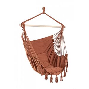 Viseća stolica JUAN terracotta 100x130 cm – s jastukom