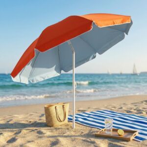 Senčnik za plažo z aluminijasto palico 220/32 OM-807037