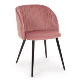 BIZZOTTO QUEEN oblazinjen jedilni stol Velvet Blush