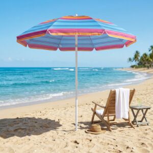 Senčnik za plažo 200 cm – različne barve