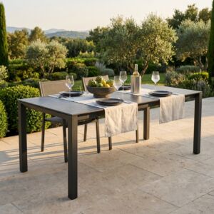 Vrtna raztegljiva miza FREEPORT 180/240 x 90 antracit