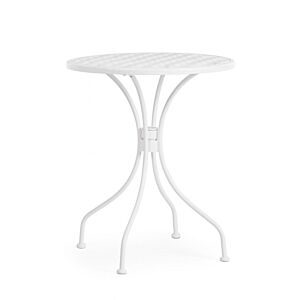 Okrugli vrtni stol LIZETTE D60 bijeli