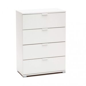 KOMOD SA 4 LADICE BIJELA