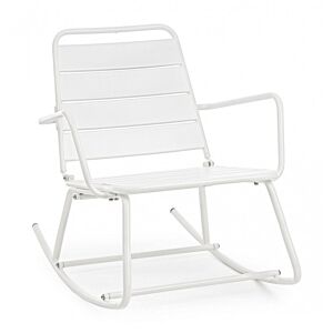 Vrtna fotelja na ljuljanje LILLIAN bijela