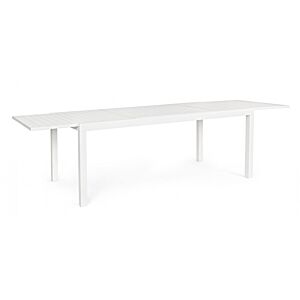 Raztegljiva vrtna miza HILDE 200-300X100 bela LD30