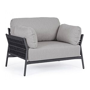 Vrtna fotelja s jastucima PARDIS antracit QS22/grafit