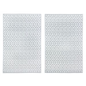 BIZZOTTO PREPROGA ROMB SIVO-BELA 120X180