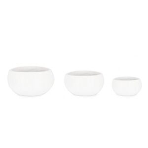 BIZZOTTO SET3 P. SKLEDA ZA VAZO HOIAN BELA