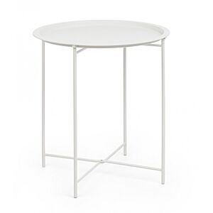 Vrtni stolić s pladnjem AUSTIN – bijeli D46
