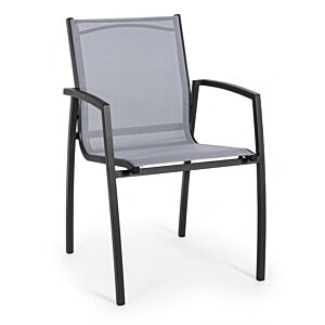 Vrtna stolica HILLA antracit LH32 - slagajuća