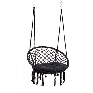 Viseća fotelja JAVIER crna D80X130V