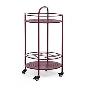 Kolica za serviranje BURTON bordo