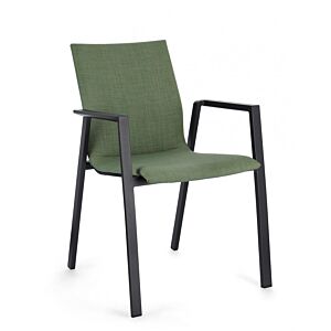 Vrtna stolica ODEON antracit-maslina JX55 - 0663332