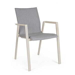 BIZZOTTO Vrtni stol ODEON Pelican z nasloni za roke