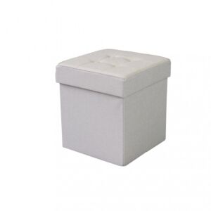 KVADRATNI POUF OD TAUP TKANINE