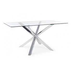 MAY pravokutni blagovaonski stol s čeličnom nogom 160X90