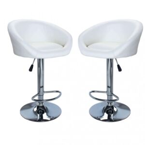 Barska stolica MIKE u bijeloj boji HF807122-BIAN