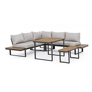 Kutna vrtna garnitura SVEN u antracit boji SJ61