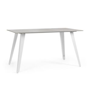 BIZZOTTO jedilna vrtna miza ARJETA 140X80 bela