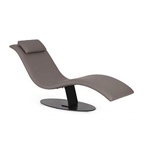 Ležaljka VERMONT od umjetne kože u boji paloma