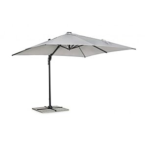 BIZZOTTO DEŽNIK INES 3X3 ANT-GR CH LED