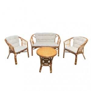 Vrtni lounge set TURKS 2P s jastucima – med (MIEL)