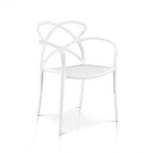 911 BIJELA FOTELJA NA SLAŽANJE