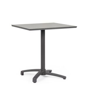 BIZZOTTO vrtna miza CLARET 70 × 70 HPL ANJA60 light – zložljiva