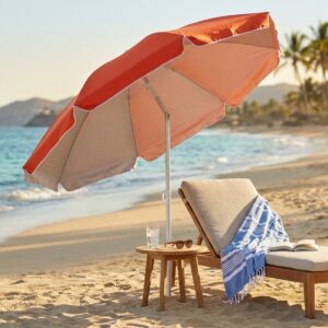 SENČNIK ZA PLAŽO Z ALUMINIJASTO PALICO 180/22