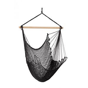 BIZZOTTO Viseči stol BENIDORM črn 100 × 130 cm – 120 kg – Yes