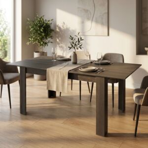 Raztegljiva jedilna miza EMMET taupe 140/190 × 90
