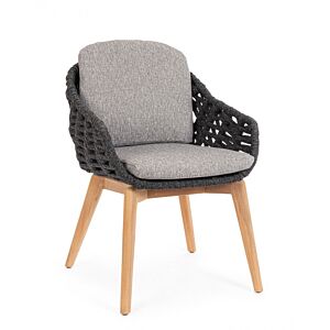 Vrtna fotelja TAMIRES antracit