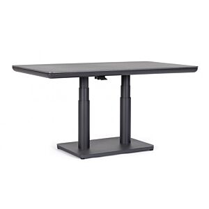 BIZZOTTO Vrtna miza MIGUEL 140X80X51/72 antracit JX55 z regulacijo višine