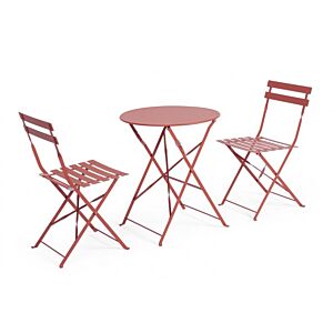 Vrtni set 3-dijelni BISTROT AUSTIN – terracotta