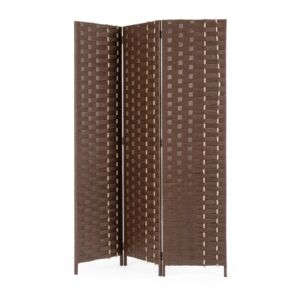 BIZZOTTO paravan 3-delni JALILA rjav 135×180 cm
