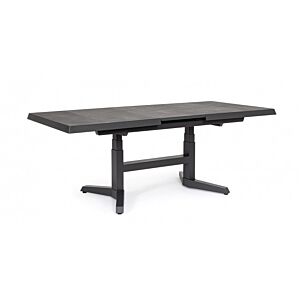 Raztegljiva vrtna miza ROBERT 143/183X88 antracit JX55 z regulacijo višine