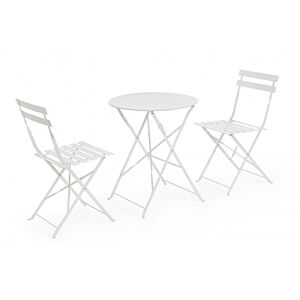 Vrtni set 3-dijelni BISTROT AUSTIN – bijeli