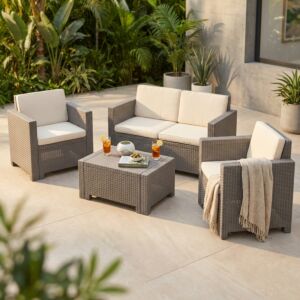 Vrtna garnitura NEBRASKA z blazinami WI-806799-TORT