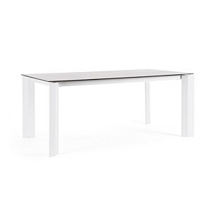 BIZZOTTO Vrtna jedilna miza OTAVIO 180X95 bela WG20