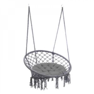 Viseća okrugla fotelja - mreža LUXORI AM-807527-DGRE