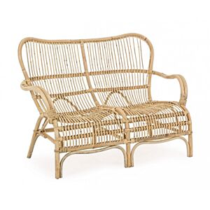 Vrtni dvosjed 2P CLARITA - prirodni ratan