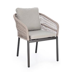 Vrtna stolica GALDANA antracit/khaki 0666063