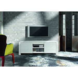 649 STOJALO ZA TV BRUŠENA BELA JELKA 165 X 45 X 55