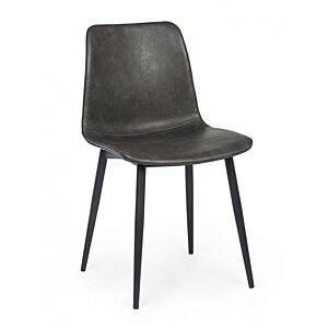 BIZZOTTO KYRA PU STOL VINTAGE ANTRACIT