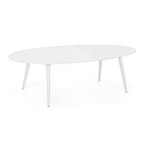 Vrtni stolić RIDLEY 120X75 bijeli YK11