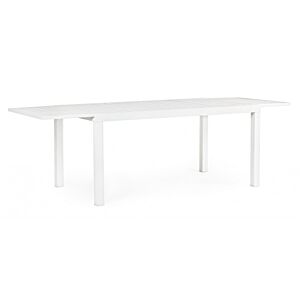 Raztegljiva vrtna miza HILDE 160-240X90 bela LD30