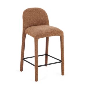 BIZZOTTO oblazinjen barski stol ANTARA terracotta